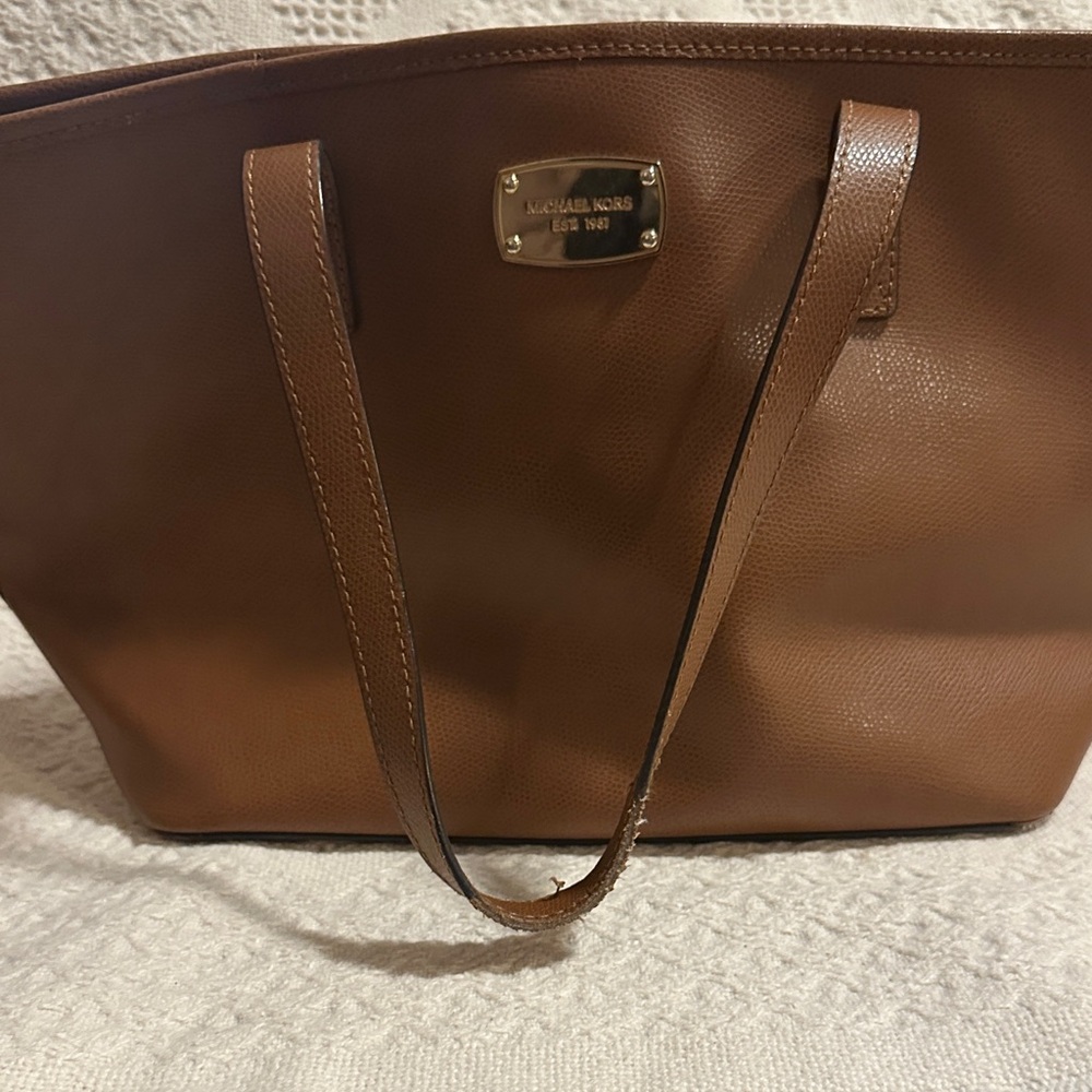 Michael Kors Tan Leather Tote